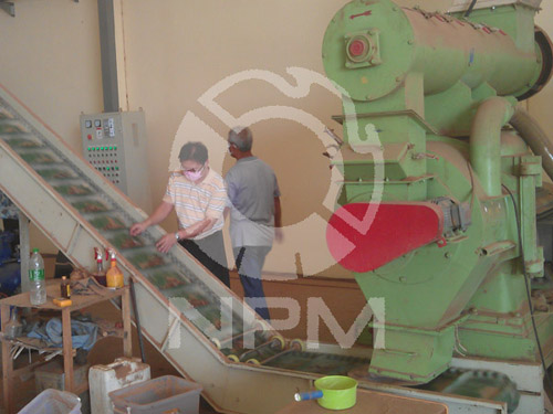 pellet conveyor and pellet mill